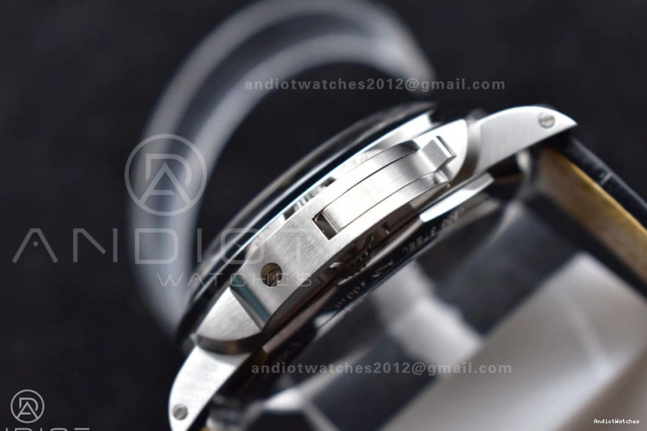 Strap with Superlumed Edition XF H Leather Trendy A6497 1:1 Dial Y-Incabloc PAM217 993 Black Best on 1119